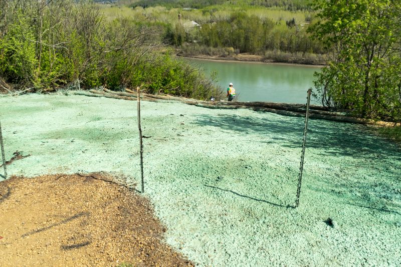 Front Yard Hydroseeding